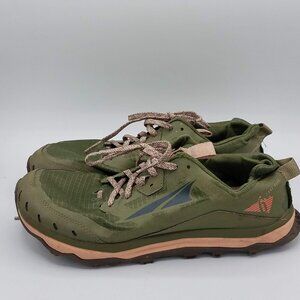 Altra Shoes Women 10 Green Lone Peak 6 Trail Running Outdoors AL0A548E315